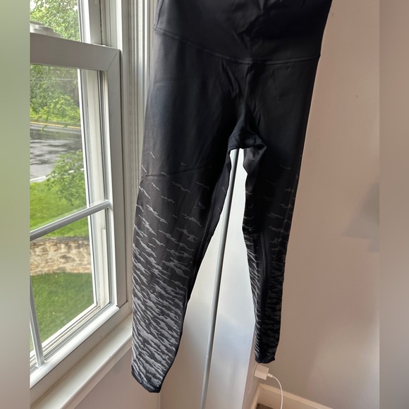 Black Patterned Lululemon Leggings - Picture 2 of 4